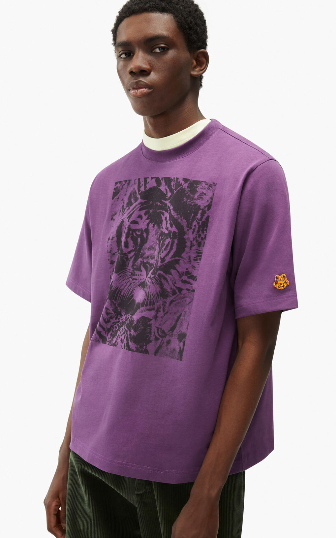Kenzo Wild虎s Tシャツ メンズ 黒 - TUAIYS243